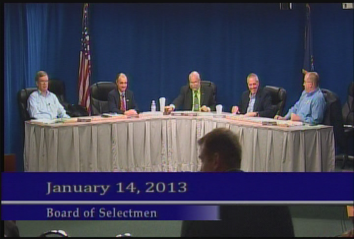 Thumbnail image for Board of Selectmen 1/14/13