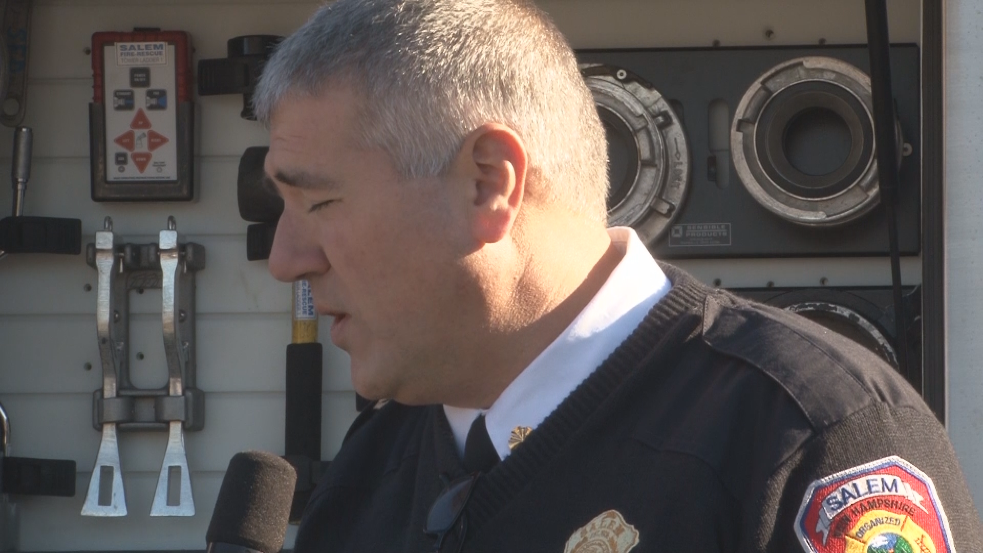 Salem Fire Dept: Ladder Truck and Squad Rescue Truck