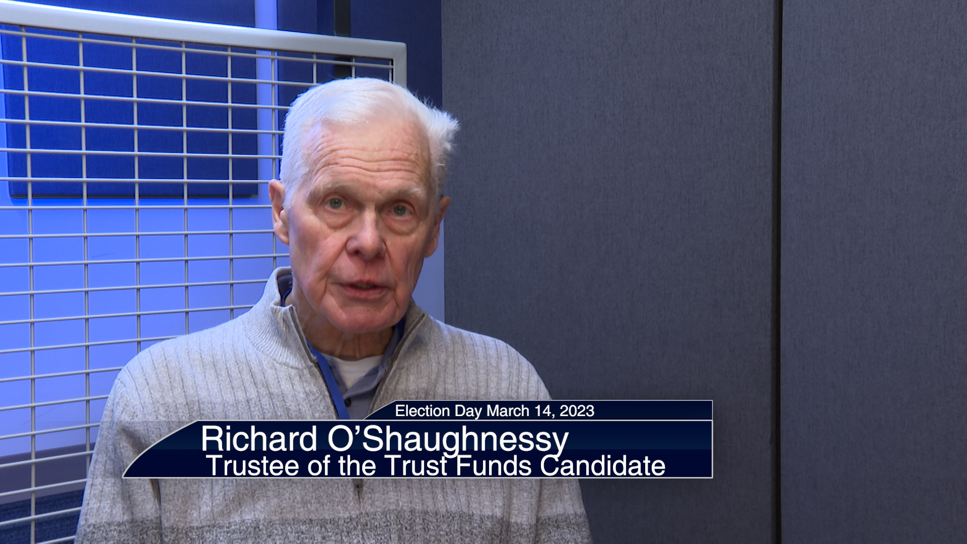 Decision 2023: Richard O'Shaughnessy, Trustee of the Trust Funds Candidate