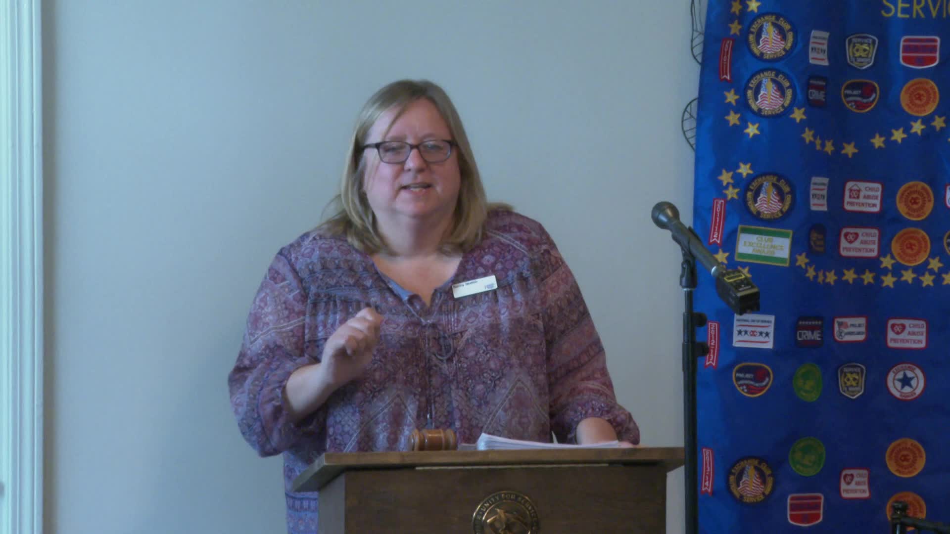 Nancy Mathis American Cancer Society: Exchange Club