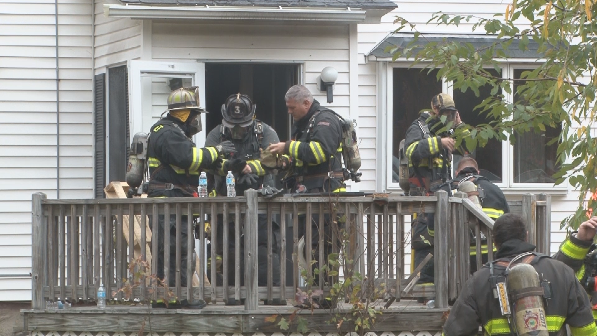 Salem Fire Dept House Fire Training