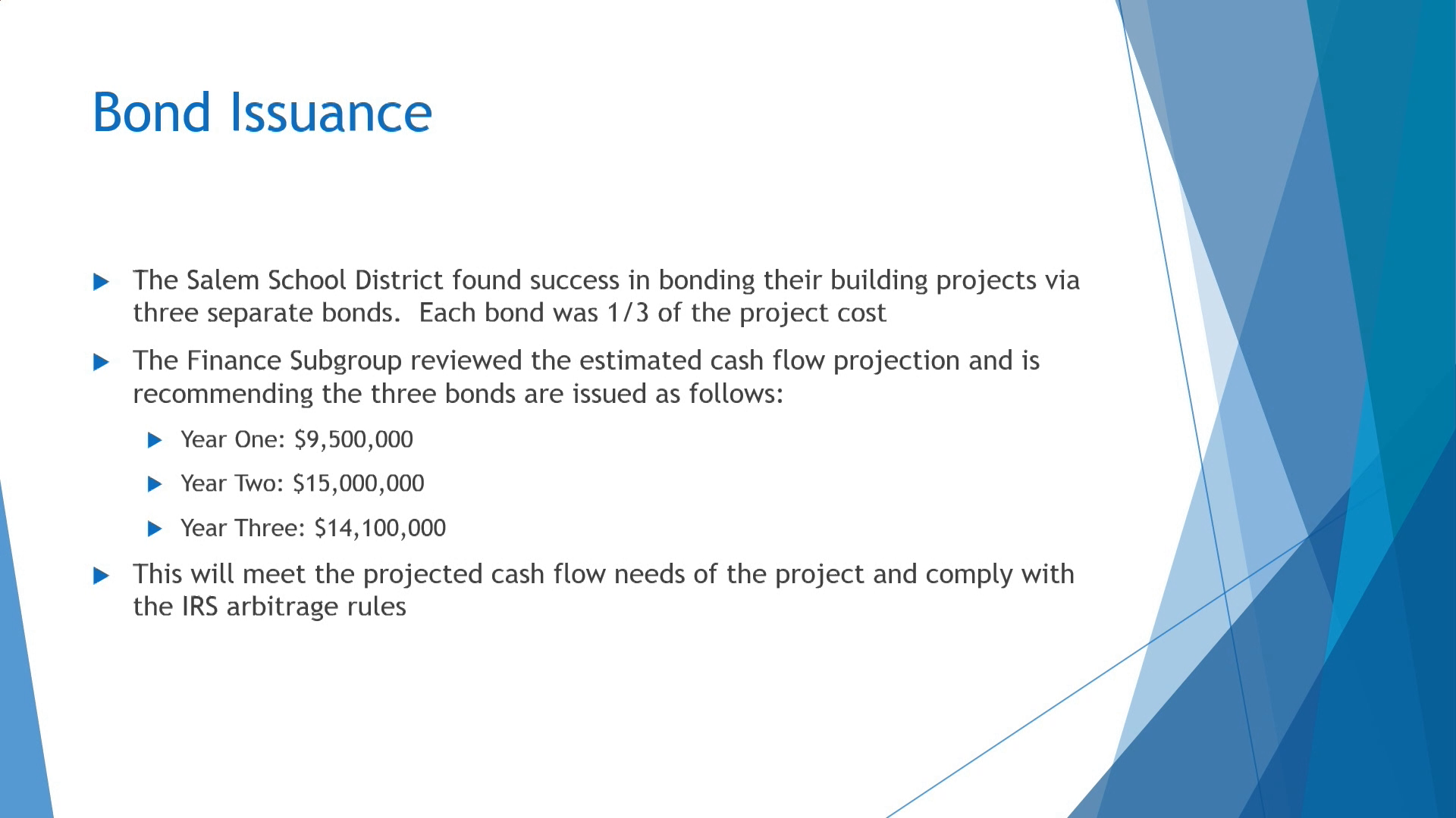 Discussion on Funding of Police Station Project 12/4/23
