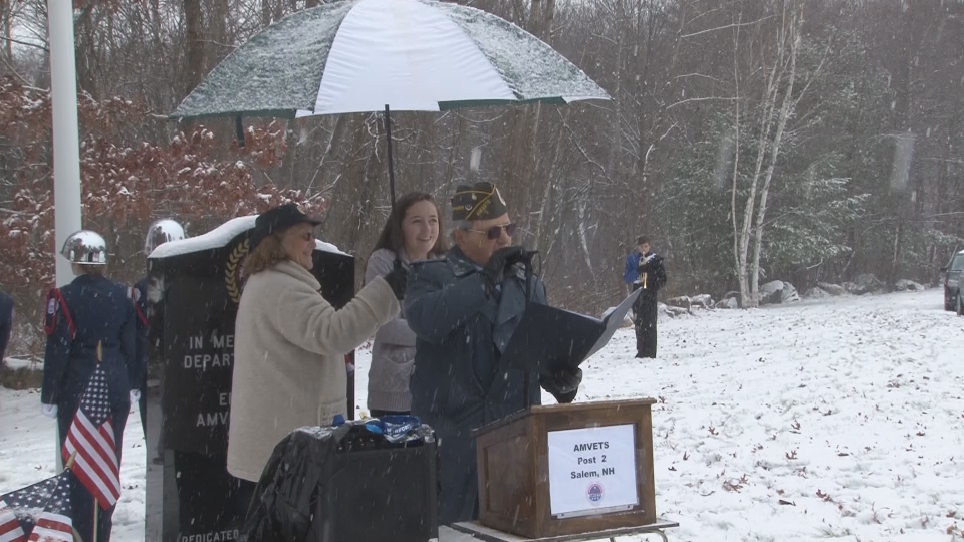 Amvets Memorial Dedication to "Our Departed Comrades"