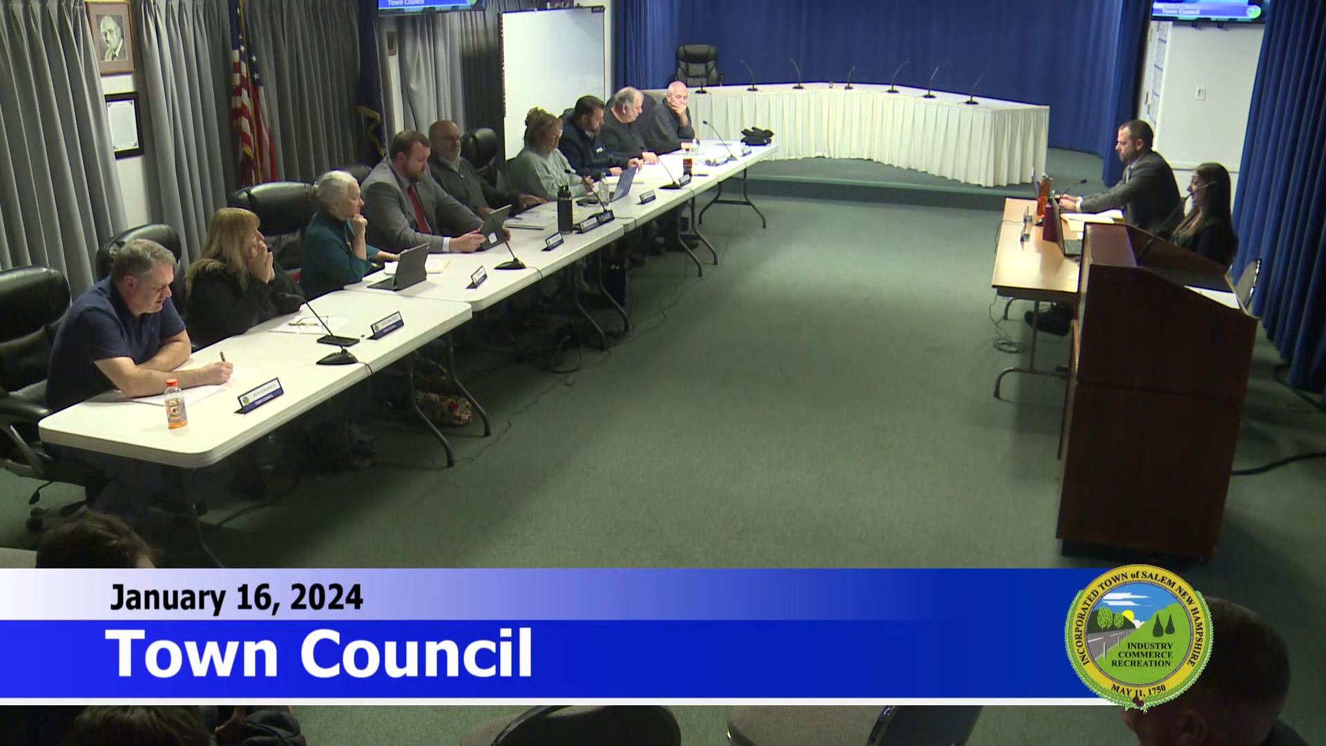Town Council - Finalize 2024 Warrant Articles 1/16/24