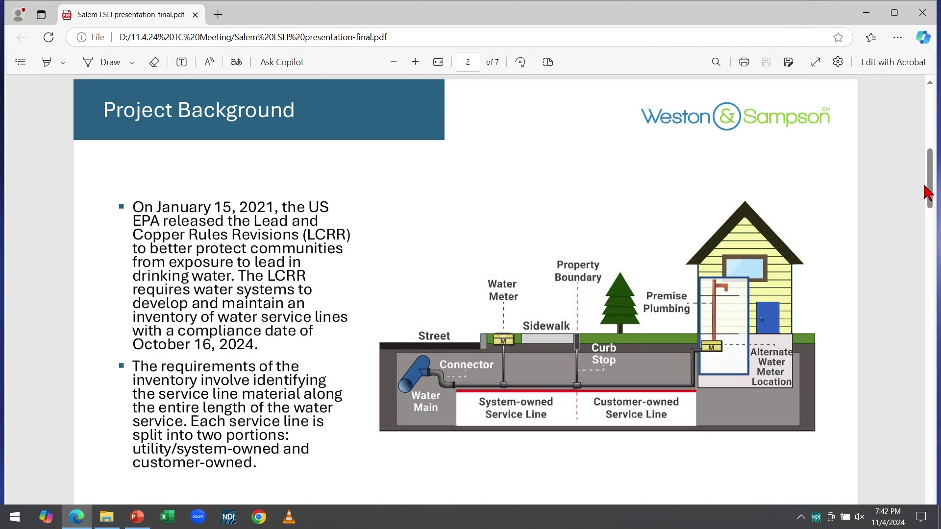 Lead Service Line Inventory Update