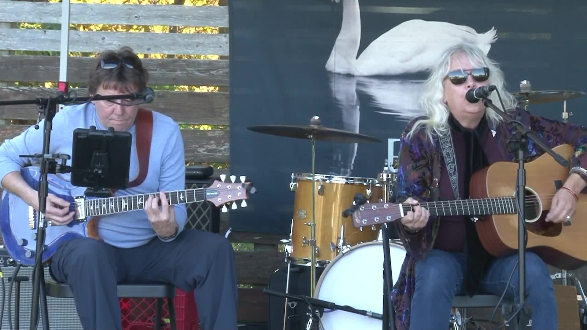 Riverstock XXVIII Back Porch, Peter Bortolotti with Chrissie Anderson and Tanya Mcintyre, and The Berger Boys