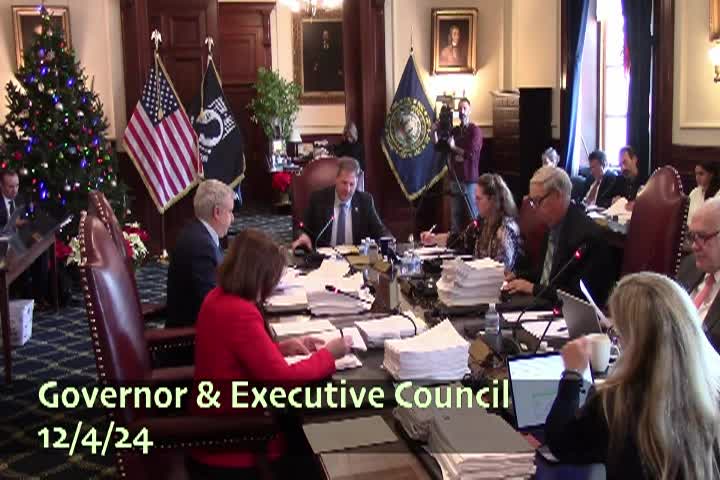Governor & Executive Council 12/04/24