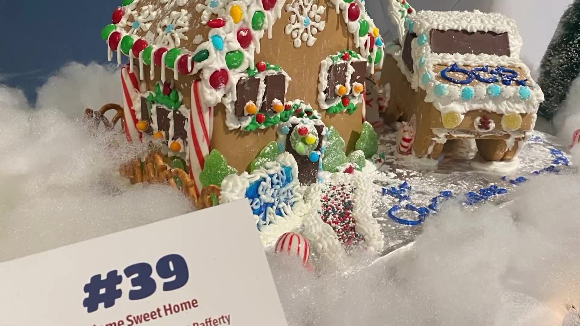 Portsmouth NH Gingerbread House Display
