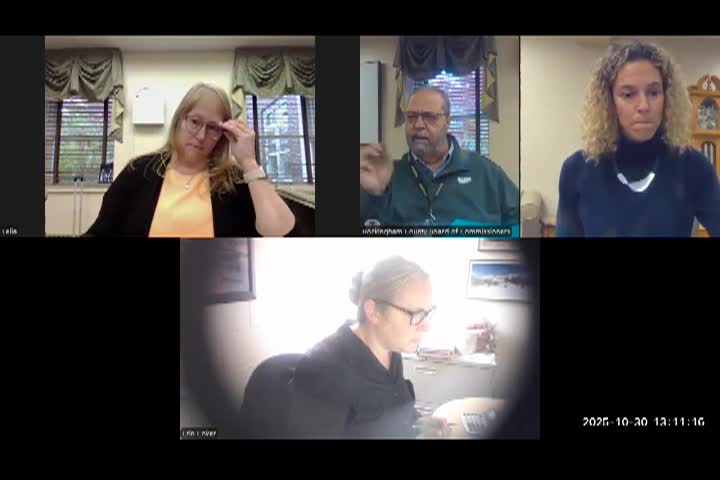 Rockingham County Board of Commissioners Meeting 10/30/25