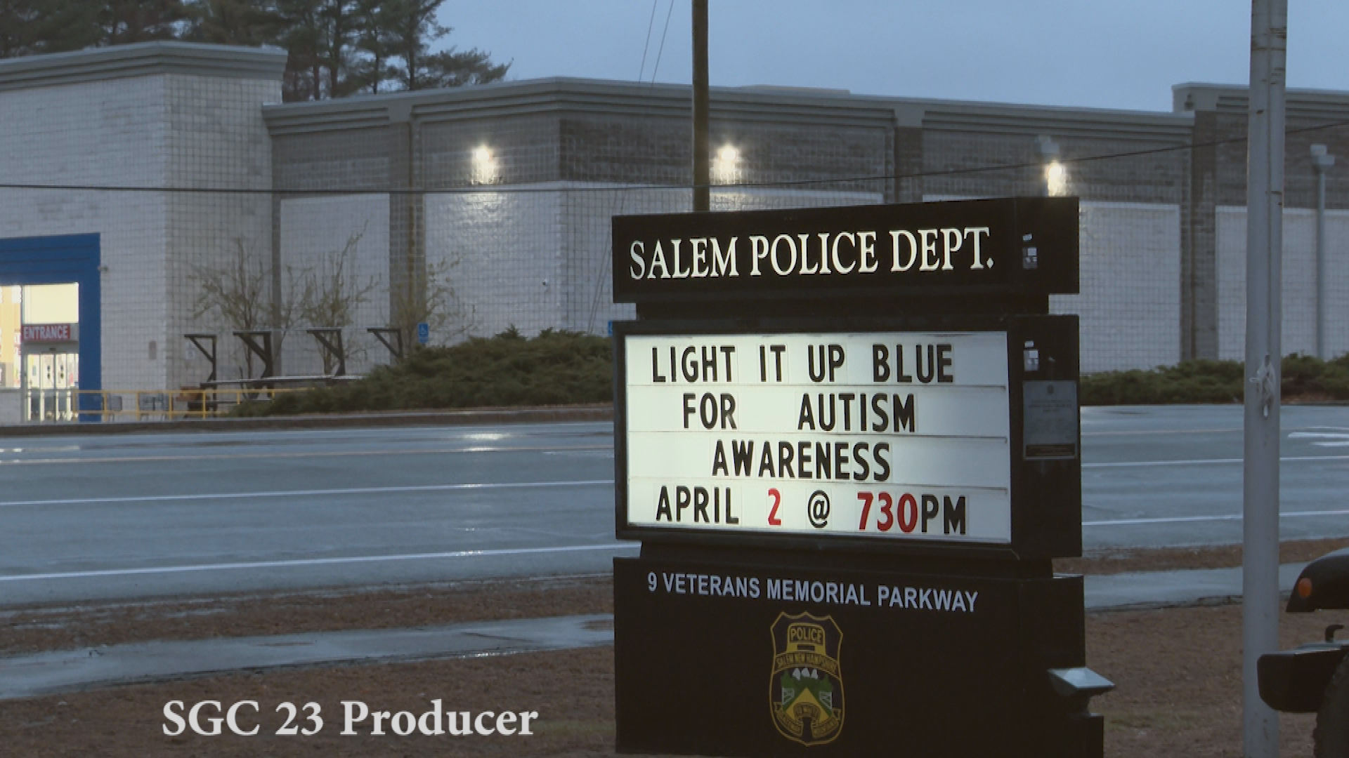 Salem Police Dept- Light it Up Blue