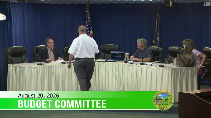 Thumbnail image for Budget Committee 8/20/26