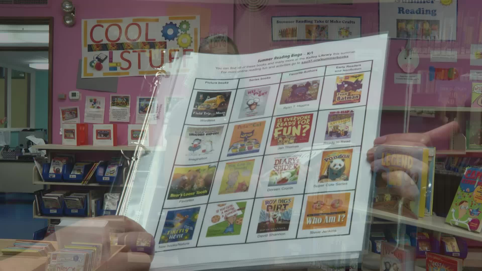 Kelley Library - Summer Reading Bingo