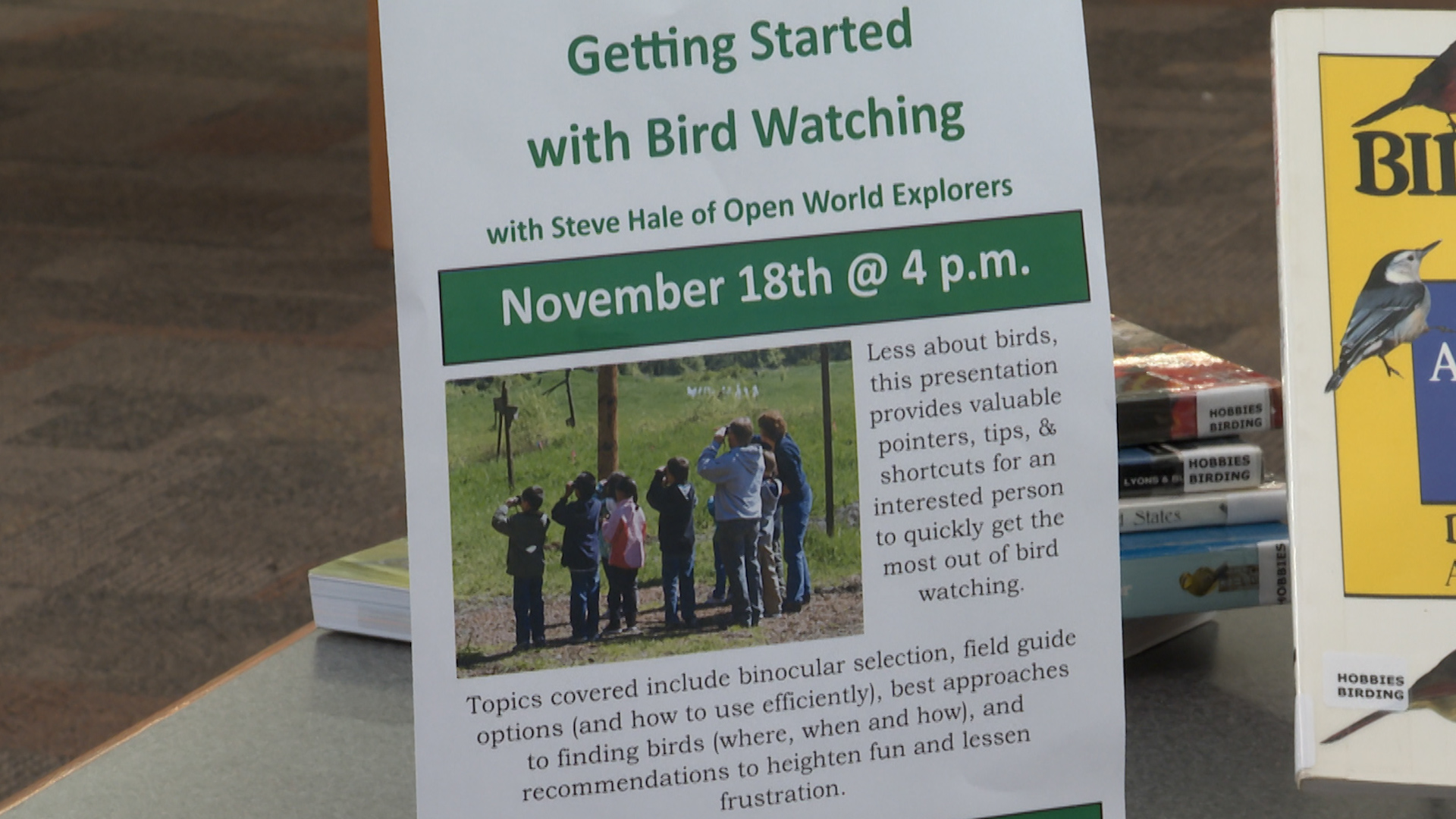 Kelley Library - Get Started with Bird Watching