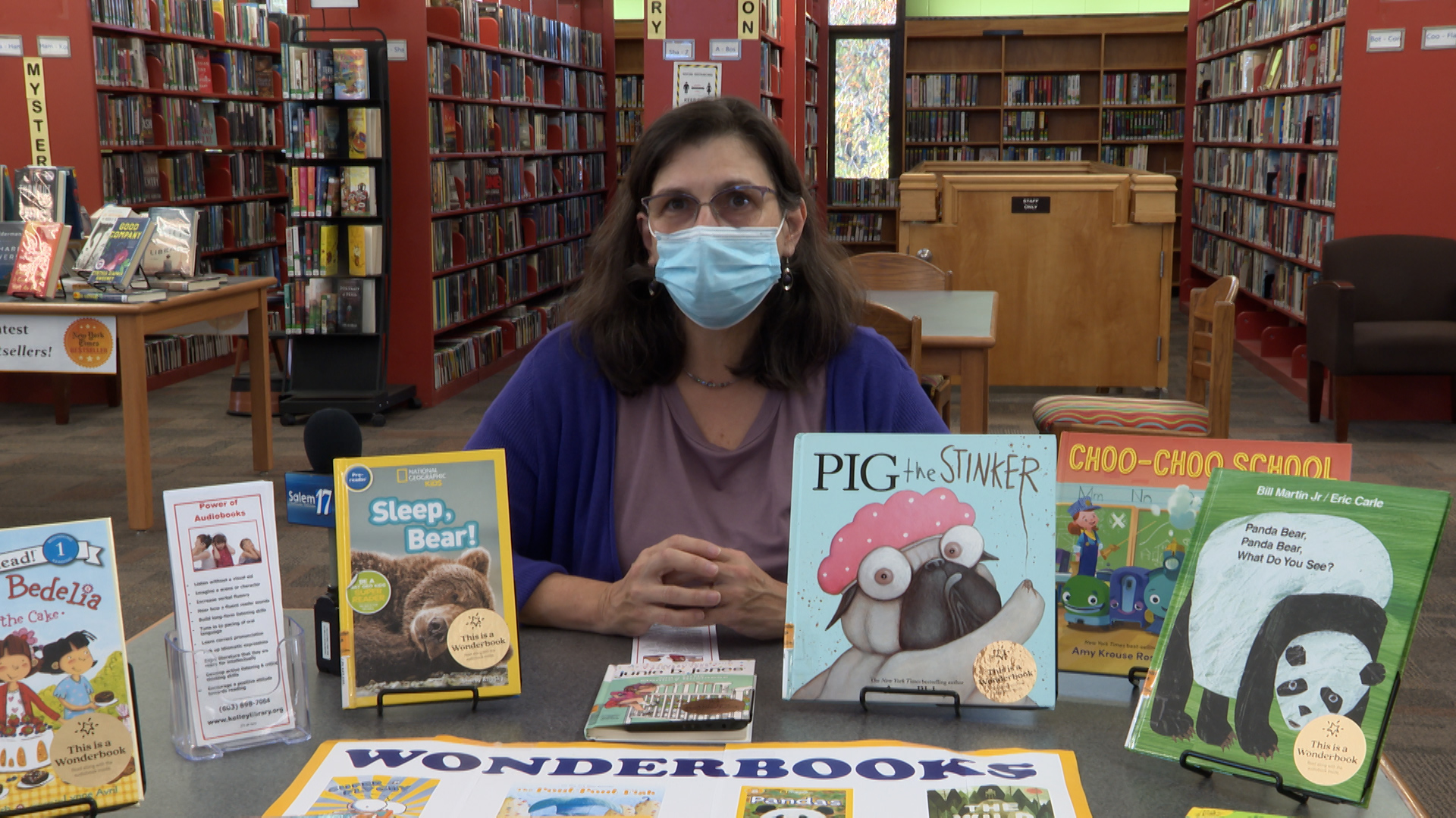 Kelley Library- Wonderbooks (Kids audio books)