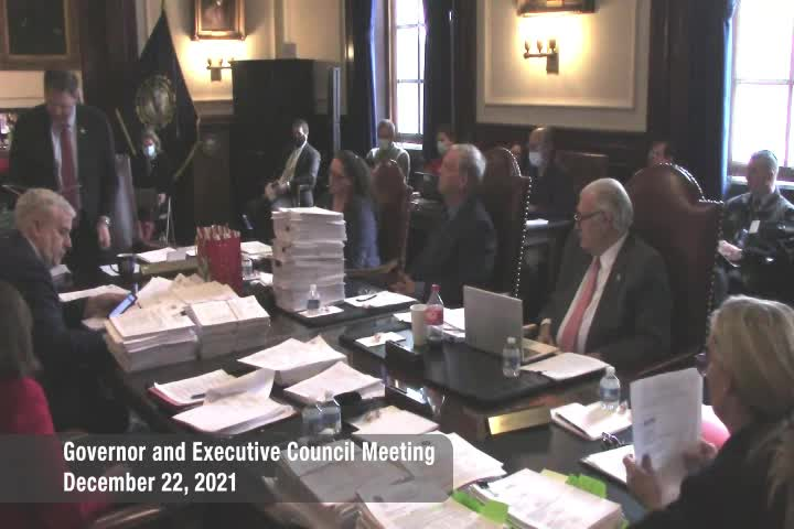Governor & Executive Council 12/22/21