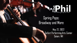 Navigate to NH Philharmonic Spring Pops 2022